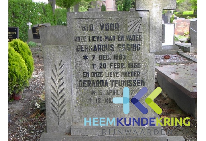 Grafstenen kerkhof Herwen Coll. HKR (269) G.Essing & G.Teunissen